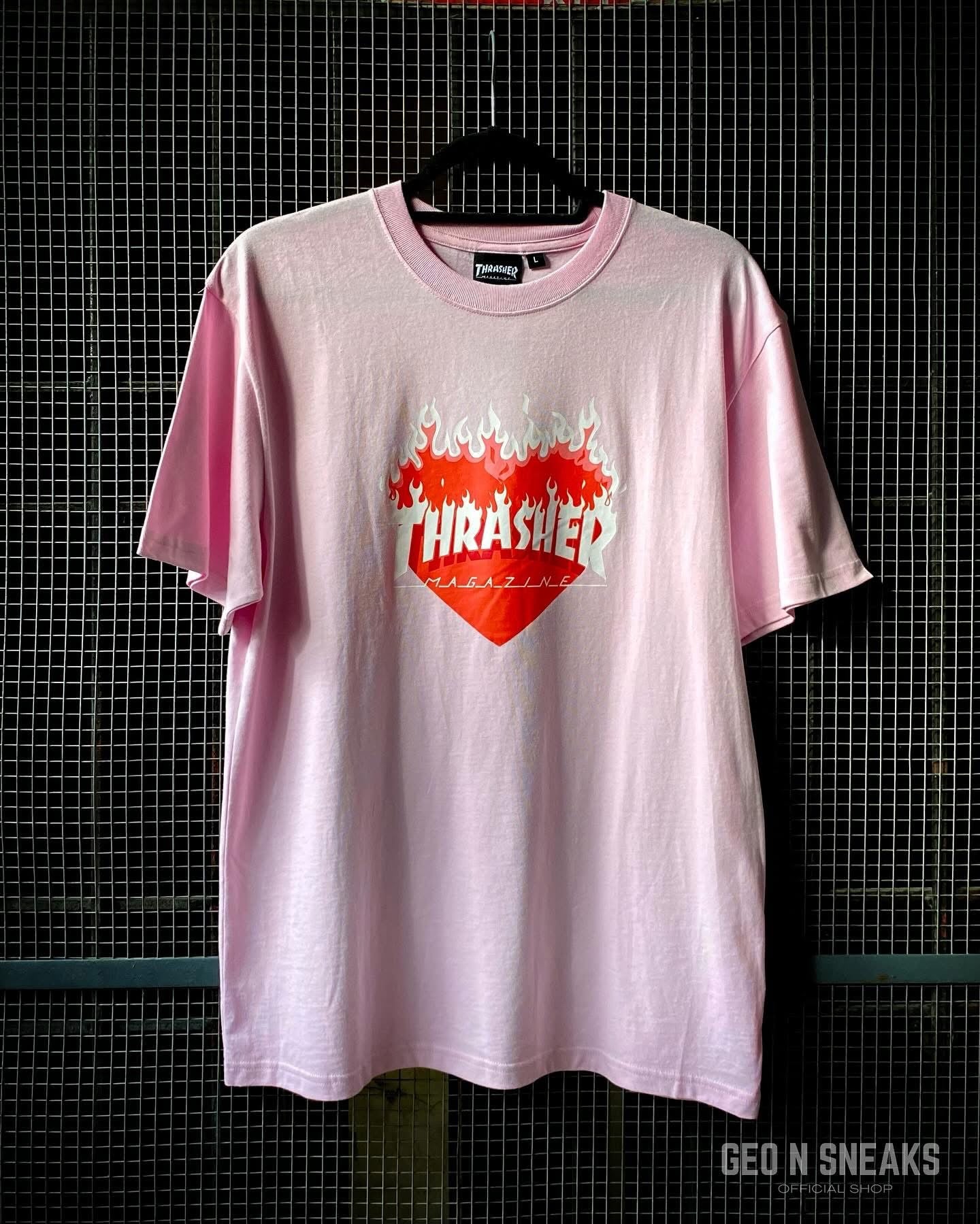 TRASHER MAGAZINE FLAMING HEART Size (L)