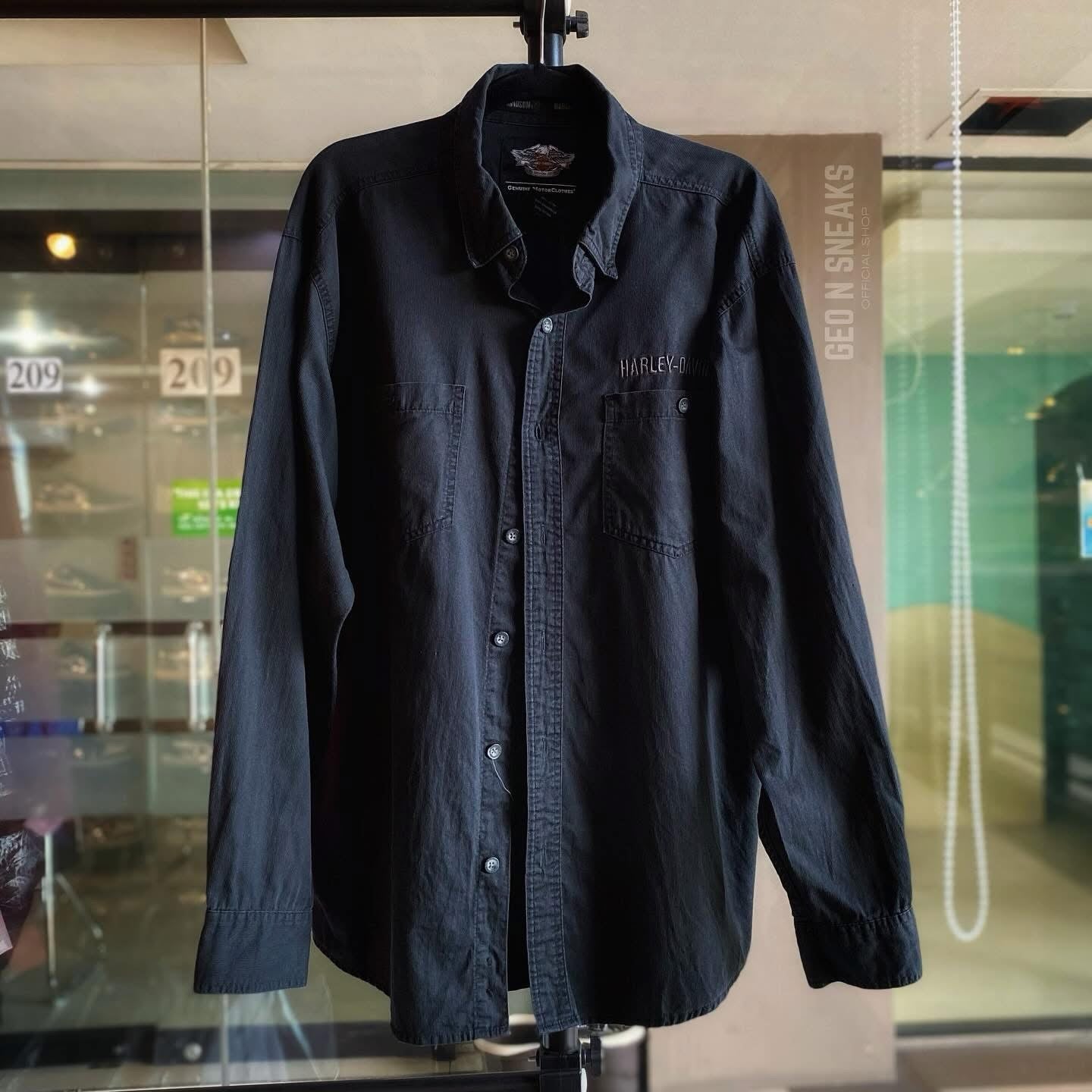 HARLEY DAVIDSON LONGSLEEVE POLO