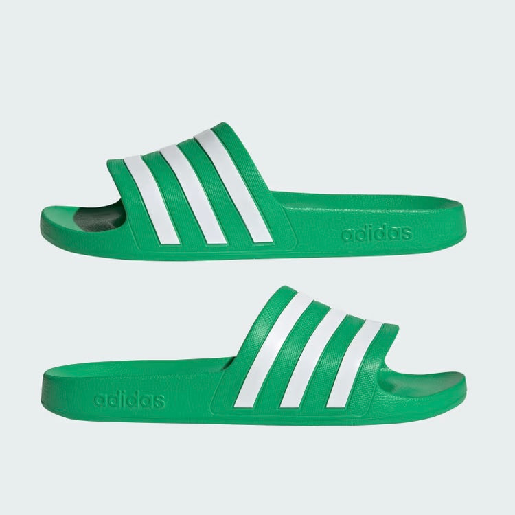 ADILETTE AQUA SLIDES “Vivid Green Cloud”