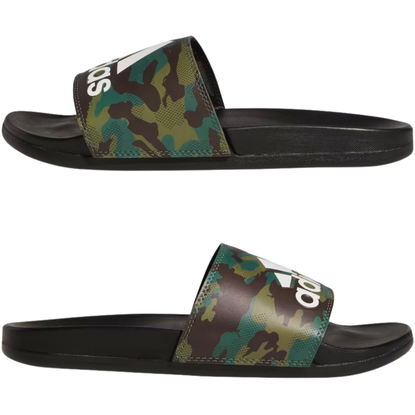 ADILETTE COMFORT SLIDES “Black Camo”
