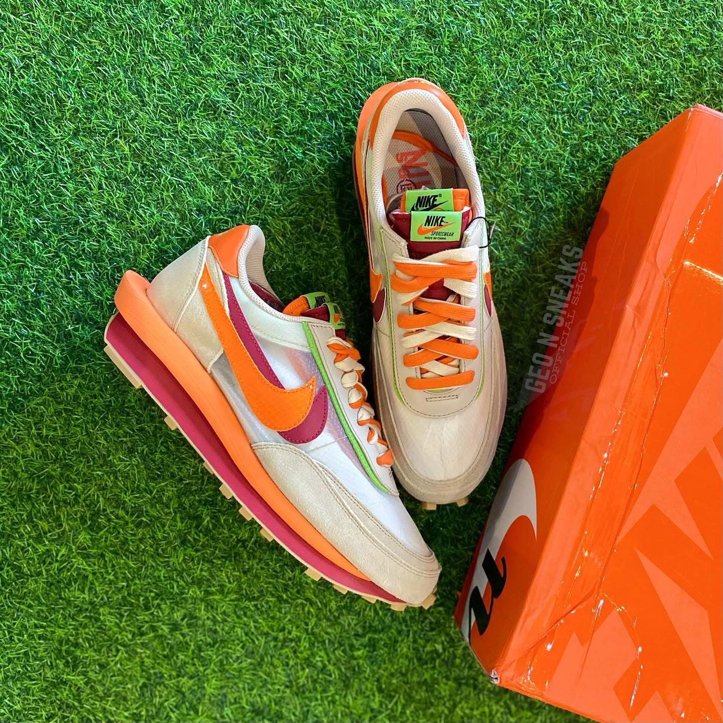 LDWaffle X Clot X Sacai “Net Orange”