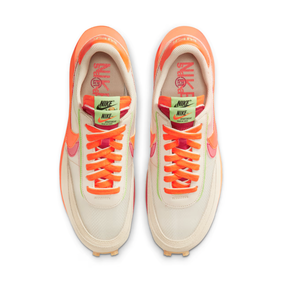 LDWaffle X Clot X Sacai “Net Orange”