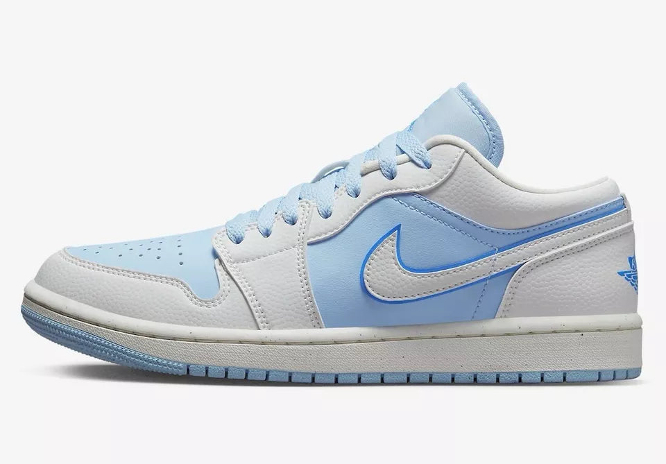 Air Jordan 1 Low Womens "Reverse Ice Blue"