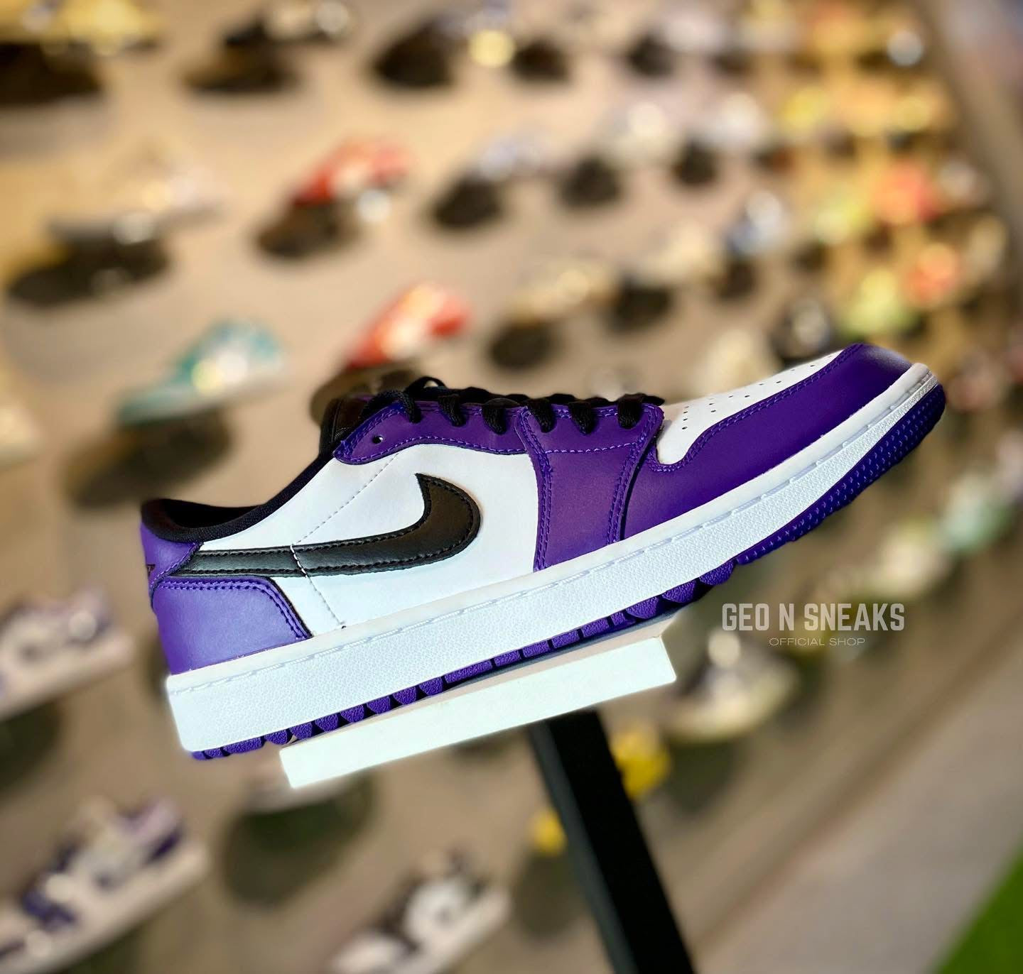 AIR JORDAN 1 LOW G “Court Purple” – Geo N Sneaks