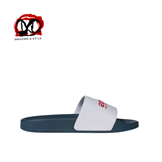 ADILETTE SHOWER “Navy White Scarlet”